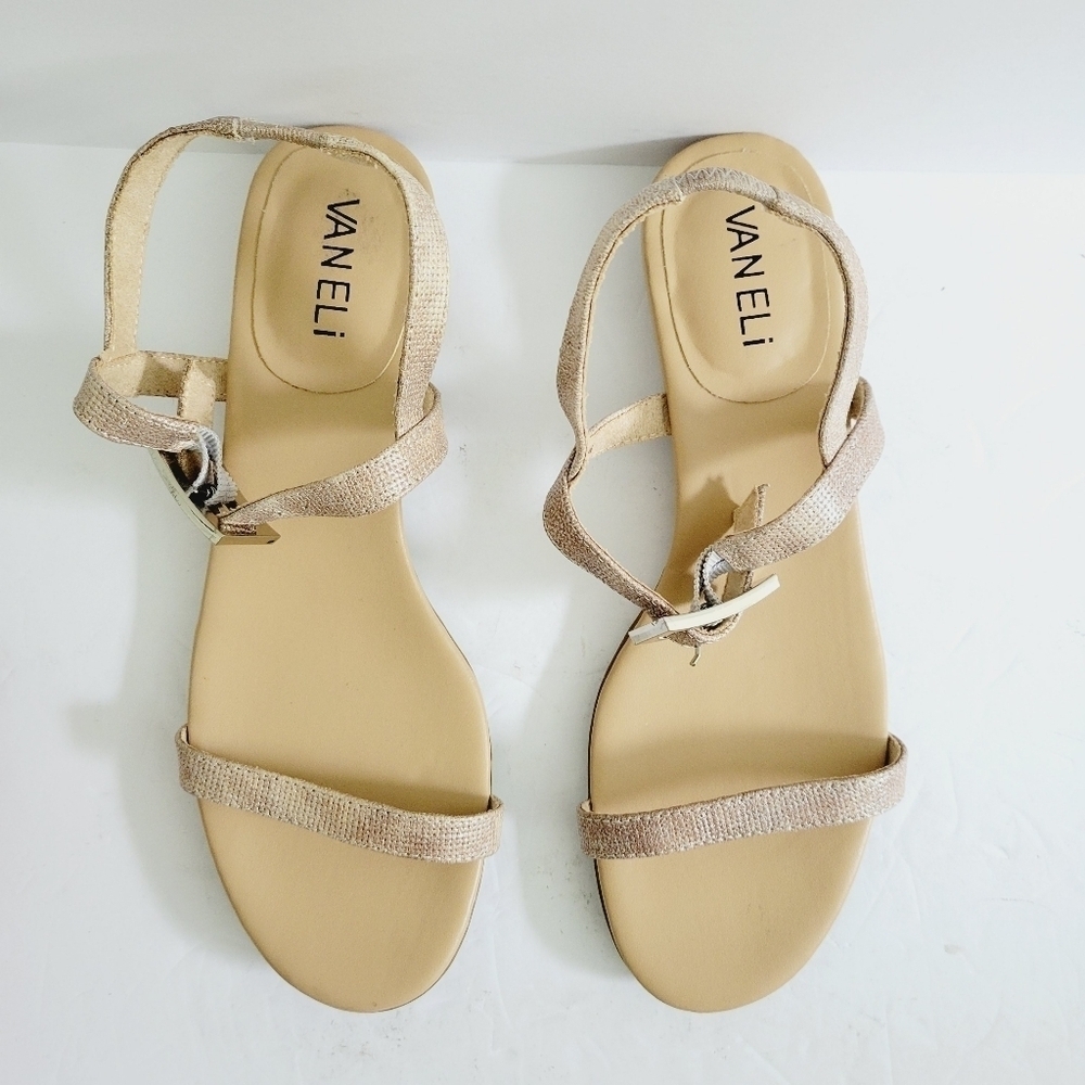 NEW Vaneli Bowyn Sandal Leather Synthetic